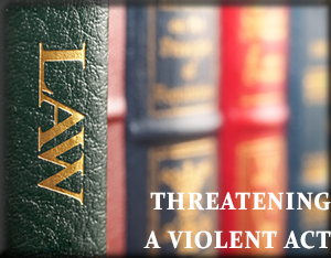 planning or threatening a violent act